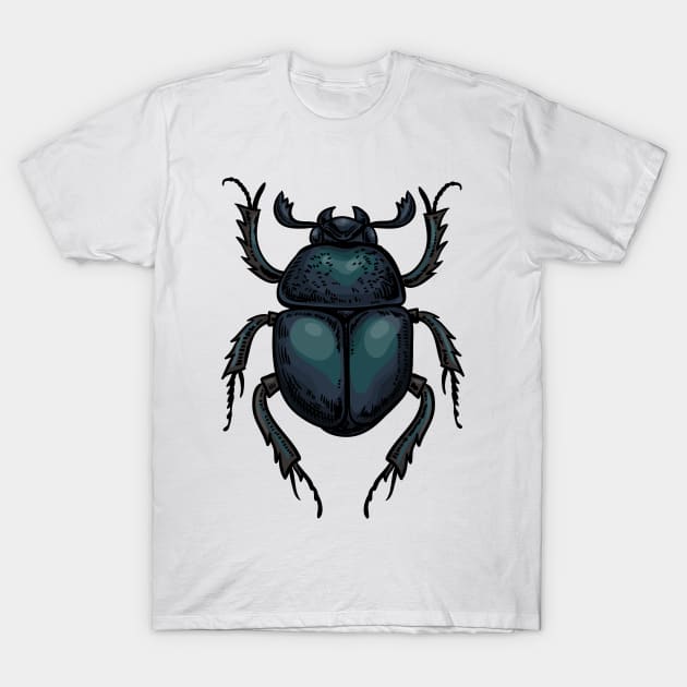 Dung beetle T-Shirt by katerinamk